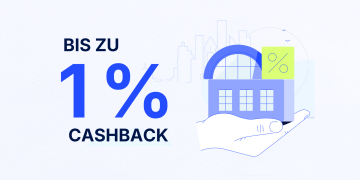 Zeitlich begrenzter Cashback-Bonus von 1 % auf manuelle Investitionen